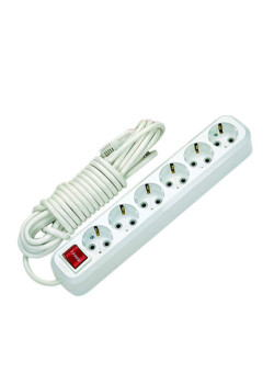 Удлинитель 6х2м с заземл. 16А IP20 с выкл. Makel MGP232