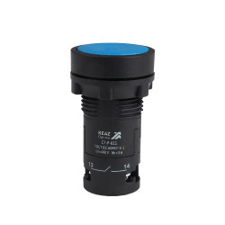 Кнопка OptiSignal Compact D22 C7-P-611 синяя 1НО+1НЗ XB7NA65