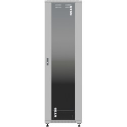 Шкаф серверный NTSS Премиум (NTSS-R22U6080GS) напольный 22U 600x800мм пер.дв.стекл металл 900кг серый 710мм 54.1кг 1102мм IP20 сталь