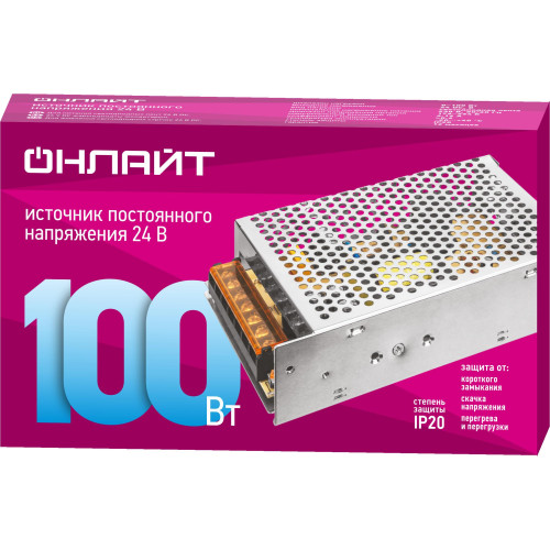 Драйвер/ Драйвер 100w OD-P100-IP20-24V