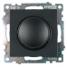 Выключатель диммирующий (механизм), STEKKER GLS10-7106-05, 250V, 500W, серия Катрин, черный