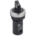 Переключатель IP65 3 позиции моноблок NO+NC чёрный MASTER IEK Переключатель IP65 3 позиции моноблок NO+NC чёрный MASTER IEK