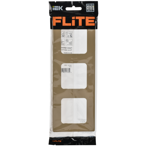 FLITE Рамка 3-местная РУ-3-К-ФлХ хаки IEK FLITE Рамка 3-местная РУ-3-К-ФлХ хаки IEK