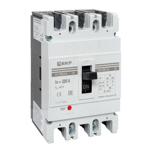 ВА-99М 250/225А 3P 10In 35кА с термомагнитным расцепителем EKF