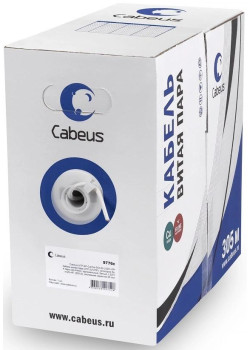 Cabeus UTP-4P-CAT.5E-SOLID-LSZH-GY