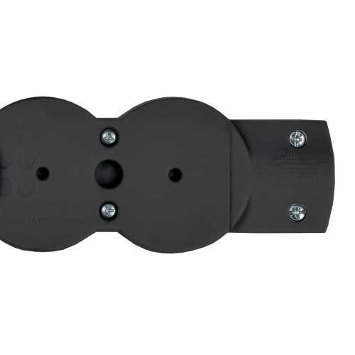 STANDARD Колодка для удлинителя с заземлением К04 4 места черная IEK STANDARD Колодка для удлинителя с заземлением К04 4 места черная IEK