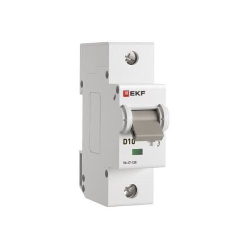 Авт. выкл. ВА 47-125 1P 10А (D) 15кА PROXIMA EKF Авт. выкл. ВА 47-125 1P 10А (D) 15кА PROXIMA EKF