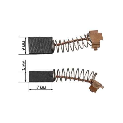 Щетки графитовые ЩГ-10800105 для угловой шлифмашины УШМ 900/125, 2 шт. в комплекте, TDM Щетки графитовые ЩГ-10800105 для угловой шлифмашины УШМ 900/125, 2 шт. в комплекте, TDM