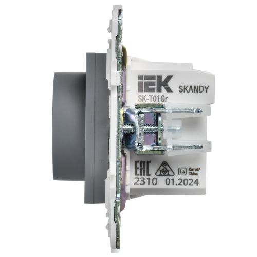 SKANDY Термостат электронный с индикацией SK-T01Gr серый IEK SKANDY Термостат электронный с индикацией SK-T01Gr серый IEK