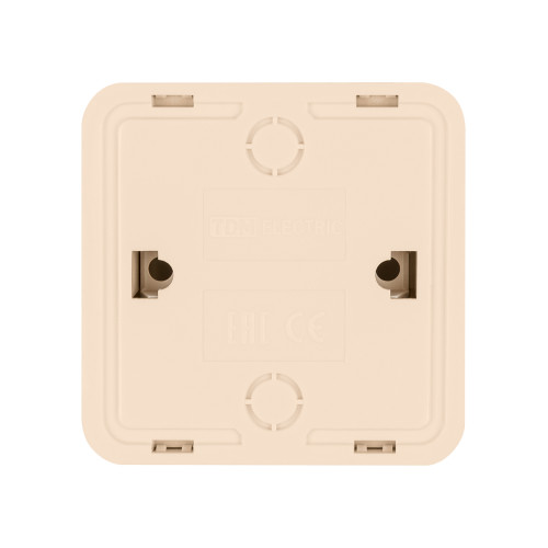 Розетка TФ (RJ-11) открытой установки IP20, сл. кость 