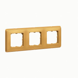 Cariva DIY Рамка 3 поста мат.золото