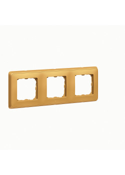 Cariva DIY Рамка 3 поста мат.золото