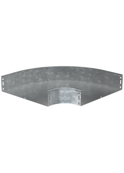 Угол для лотка плавный 90град. 400х80 Г01 ESCA HDZ IEK CPG01-0-90-080-400-HDZ