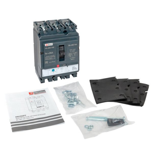 ВА-99C 100/25А 3P 35кА с термомагнитным расцепителем EKF