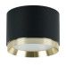Светильник потолочный Feron Barrel DUET HL459 12W, 230V,GX53, черный + золото IP20