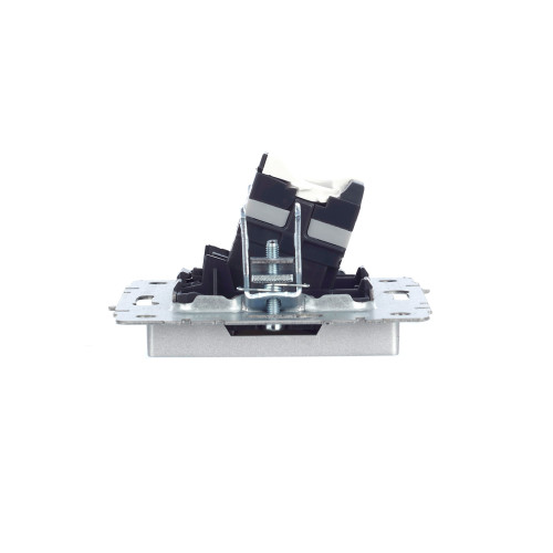 BRITE Розетка компьютерная RJ45 кат.5E РК10-БрА алюминий IEK