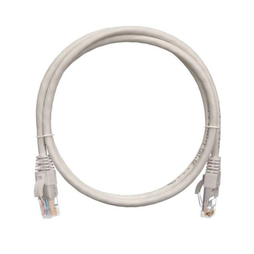 Патч-корд U/UTP 5е RJ45/8P8C 4 пары PVC с защитной защелкой мж 1м сер. NIKOMAX NMC-PC4UD55B-010-GY