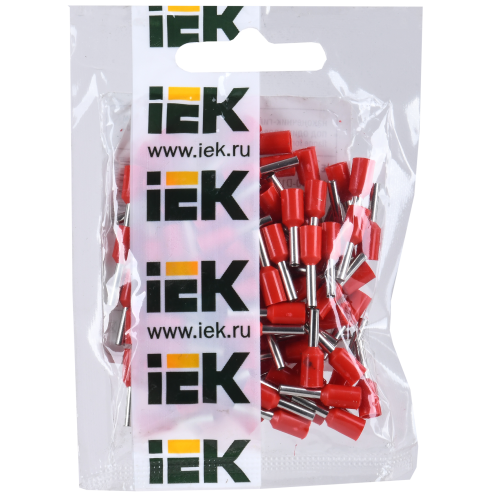 Наконечник НШВИ 1,5-8 красный (100шт/упак) IEK Наконечник НШВИ 1,5-8 красный (100шт/упак) IEK