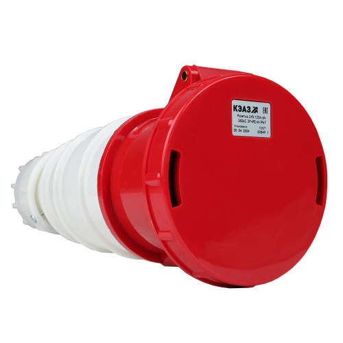 Розетка кабельная 245-125А-6h-380AC-3P+PE+N-IP67 Розетка кабельная 245-125А-6h-380AC-3P+PE+N-IP67