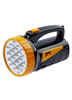 Фонарь-прожектор аккумуляторный TSP19 19 + 18LED аккум. 4В 2А.ч ЗУ 220В (картон. упак.) Трофи C0045552/Б0008436