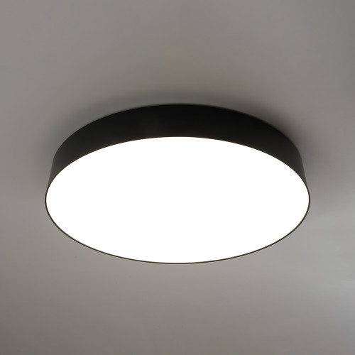 Светодиодный управляемый светильник Feron AL6200 “Simple matte” тарелка 60W 3000К-6500K черный Светодиодный управляемый светильник Feron AL6200 “Simple matte” тарелка 60W 3000К-6500K черный