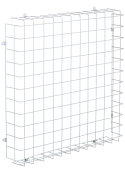 Решетка защитная для панели LED ДВО 660х660х95мм белая IEK