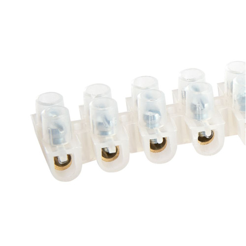 LD227-6A Зажим винтовой изолированный 450В, 6А, 12 пар, полиэтилен DIY