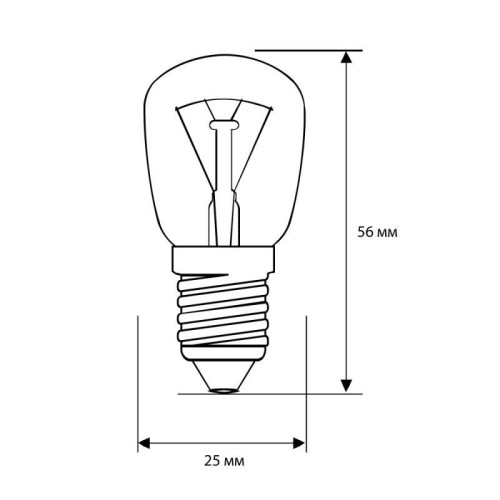 Лампа накаливания MIC 15/PT/CL/E14 для духовок Camelion 12979 Лампа накаливания MIC 15/PT/CL/E14 для духовок Camelion 12979