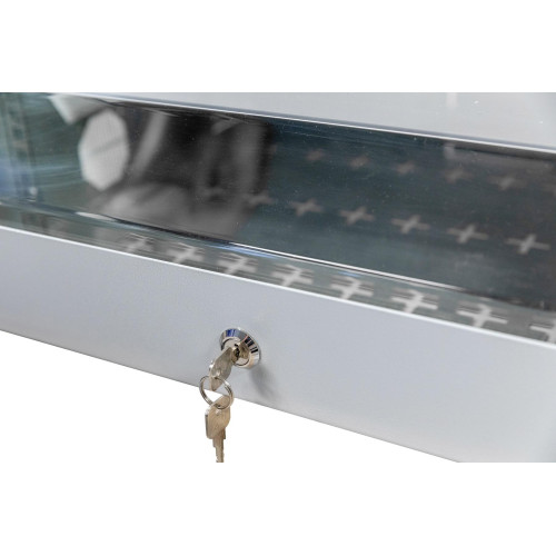 Шкаф коммутационный NTSS (NTSS-SOHO5U) настенный 5U 520x140мм пер.дв.стекл несъемн.бок.пан. 80кг белый 11кг 480мм IP20 металл
