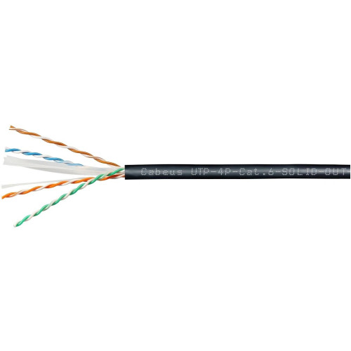 Cabeus UTP-4P-CAT.6-SOLID-OUT-LSZH-UV