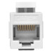 Адаптер проходной TERACOM Cat.5E неэкран. RJ45-RJ45 тип Keystone белый Адаптер проходной TERACOM Cat.5E неэкран. RJ45-RJ45 тип Keystone белый