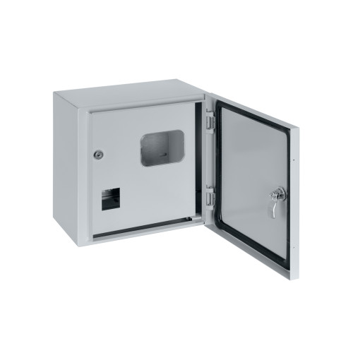 Корпус металлический ЩУ-1ф/1-1 (2 двери) (310х300х150) IP54 Народный эконом