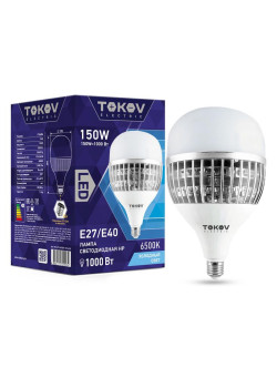 Лампа светодиодная 150Вт HP 6500К E40/E27 176-264В TOKOV ELECTRIC TKE-HP-E40/E27-150-6.5K