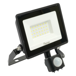 Светодиодный прожектор Feron с датчиком LL-907 IP65 30W 6400K