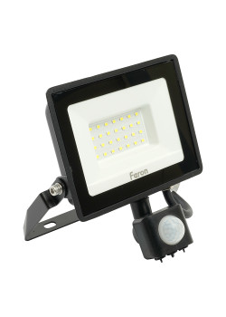 Светодиодный прожектор Feron с датчиком LL-907 IP65 30W 6400K
