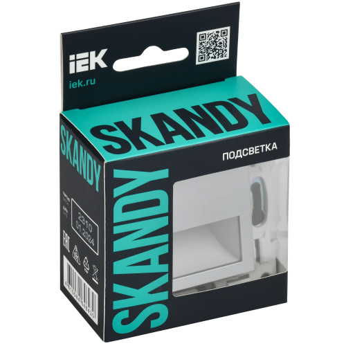 SKANDY Подсветка LED встраиваемая SK-L01S серебряный IEK SKANDY Подсветка LED встраиваемая SK-L01S серебряный IEK