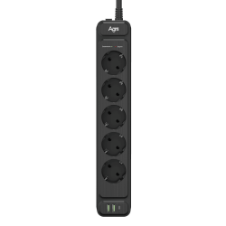 AGNI TP-FS3U5E-PD-2m-black