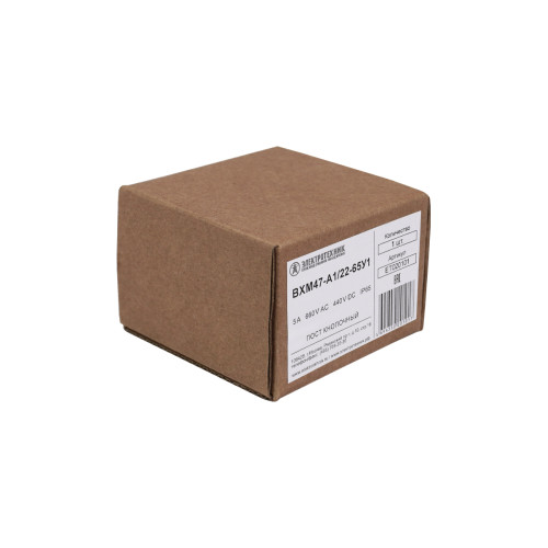 BXM47-A1/22-65У1 (1 красная грибовидная кнопка с фиксацией (1C1NO1NC)), пост управления (ЭТ) BXM47-A1/22-65У1 (1 красная грибовидная кнопка с фиксацией (1C1NO1NC)), пост управления (ЭТ)