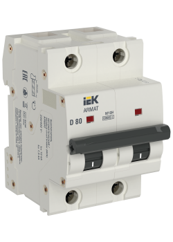 ARMAT Автоматический выключатель M10H 2P D 80A IEK