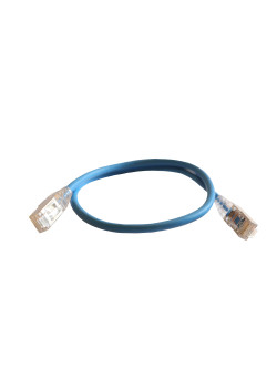 Шнур коммутационный HD RJ 45 - категория 6 - F/UTP - LSZH - экранированный - 0,5 м - голубой