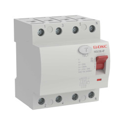Устройство защитного отключения YON макс (YON max) типа MDL100, 4 полюса, 100mA, 25A, тип AC