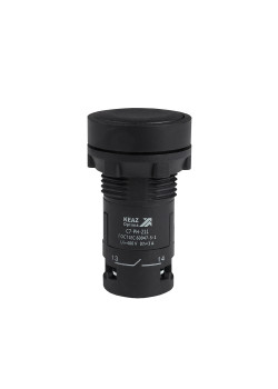 Кнопка с фиксацией OptiSignal Compact D22 C7-PH-211 черная 1НО+1НЗ XB7NH25