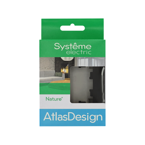 ATLASDESIGN NATURE 1-постовая РАМКА, МЕТАЛЛ ОНИКС
