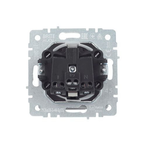 BRITE Розетка 1-местная с заземлением с защитными шторками и крышкой 16А IP44 РСбш10-3-44-БрТБ темная бронза IEK BRITE Розетка 1-местная с заземлением с защитными шторками и крышкой 16А IP44 РСбш10-3-44-БрТБ темная бронза IEK