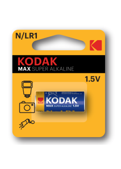 Элемент питания алкалиновый N/LR1 1.5В MAX SUPER Alkaline (блист. 1шт) KODAK Б0012842
