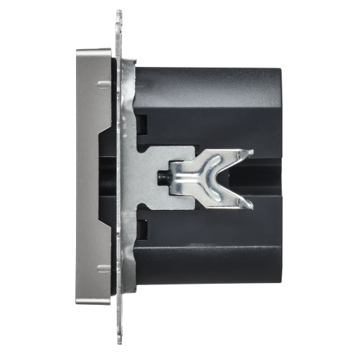 BRITE Розетка USB A+C 45Вт высокоскоростная зарядка РЮ11-2-БрС сталь IEK BRITE Розетка USB A+C 45Вт высокоскоростная зарядка РЮ11-2-БрС сталь IEK
