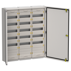 TITAN 5 Корпус металлический ЩРн-216 (3х72) 960х830х140мм IP54 серый (две двери) IEK