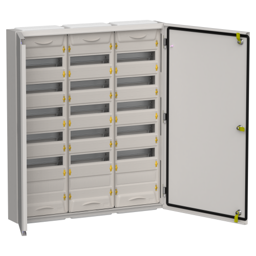 TITAN 5 Корпус металлический ЩРн-216 (3х72) 960х830х140мм IP54 серый (две двери) IEK