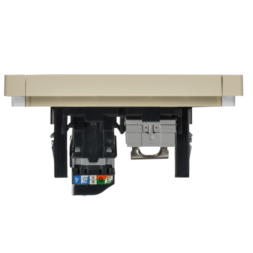 FORTE&PIANO Розетка двойная RJ11+RJ45 кат.5E FP435 ваниль IEK FORTE&PIANO Розетка двойная RJ11+RJ45 кат.5E FP435 ваниль IEK