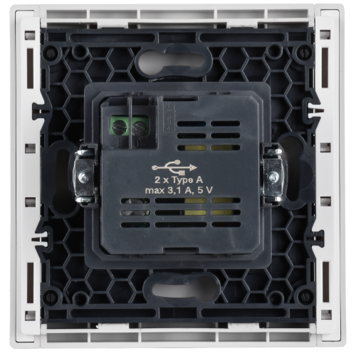 FORTE&PIANO Розетка USB A+A 3,1А FP249 белый IEK FORTE&PIANO Розетка USB A+A 3,1А FP249 белый IEK